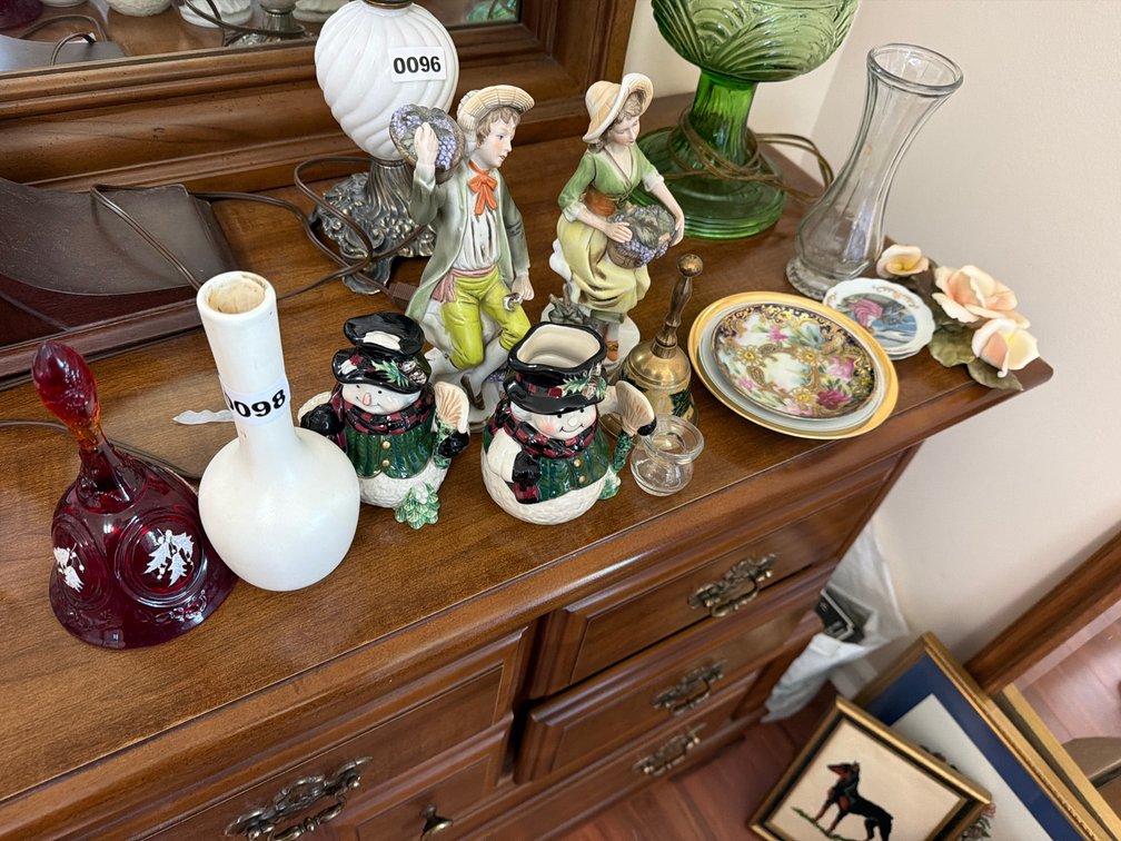 VINTAGE BELLS, FIGURINES, AND DECOR