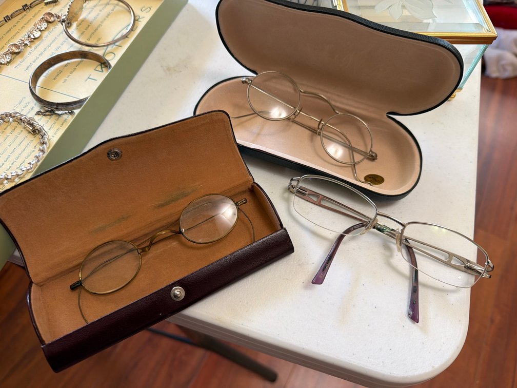 THREE PAIRS OF GLASSES