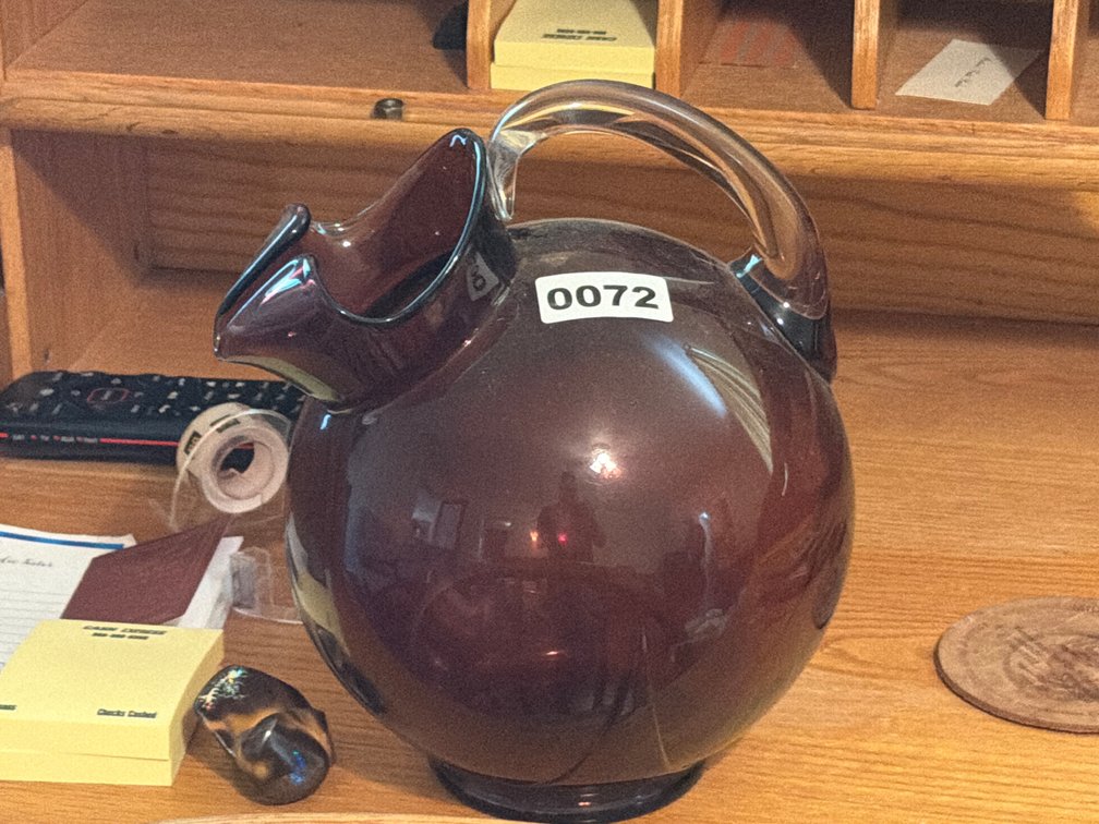 GLASS PITCHER