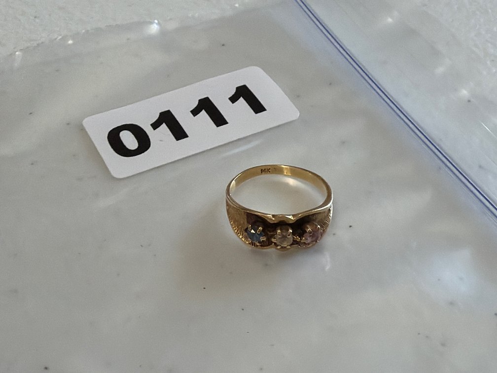 RING MARKED 14k