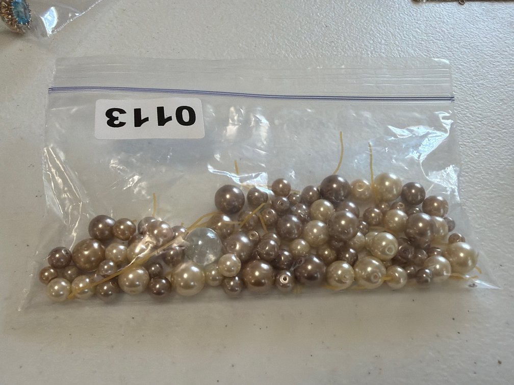 BAG OF NECKLACE BEADS