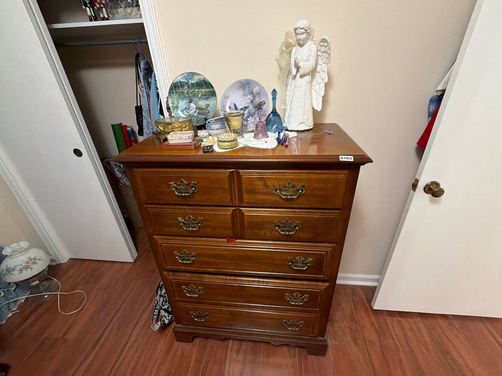 CHEST OF DRAWERS  34”X18”X47”