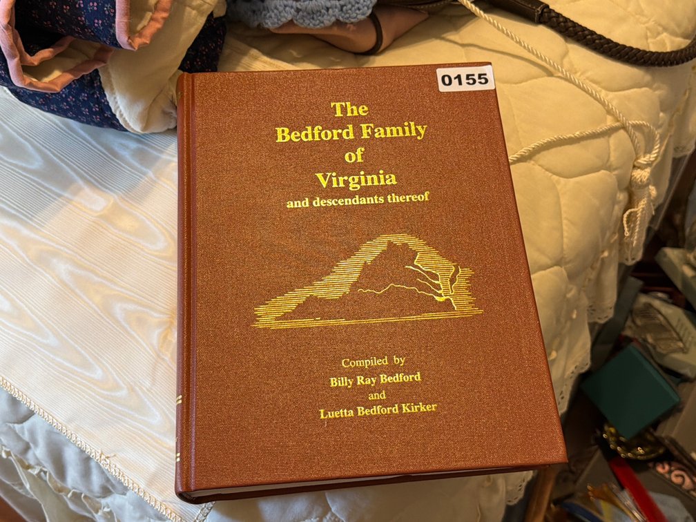 THE BEDFORD FAMILY OF VIRGINIA BOOK
