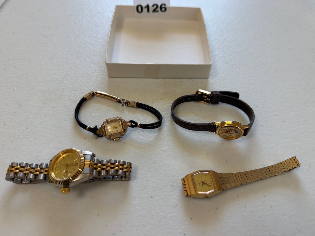 4 LADIES WATCHES