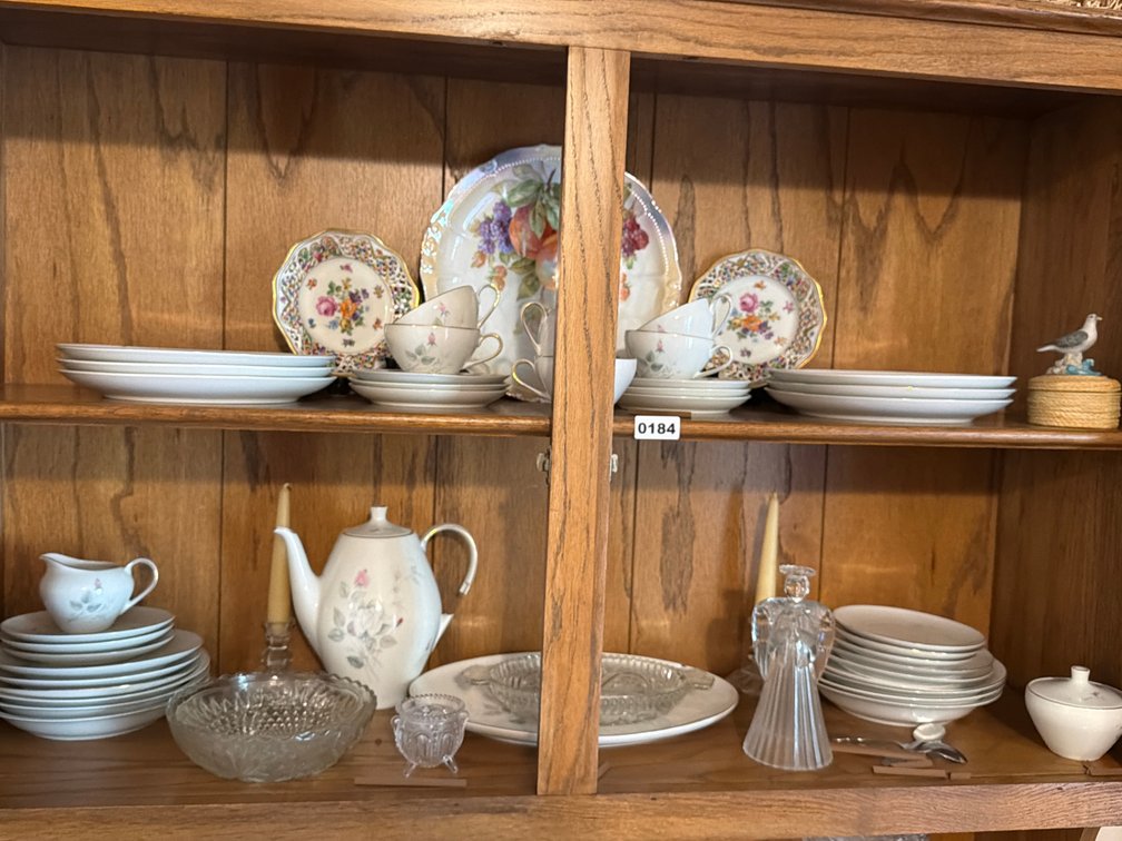 CONTENTS OF HUTCH CABINET