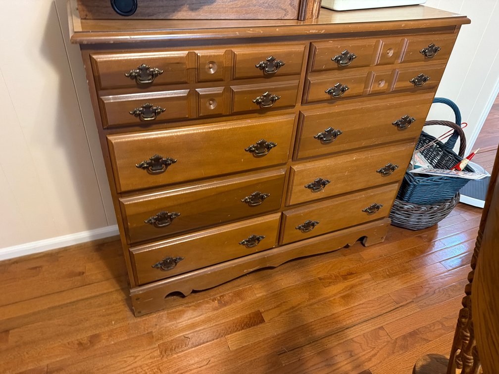 WOOD DRESSR 46”X17”X39”