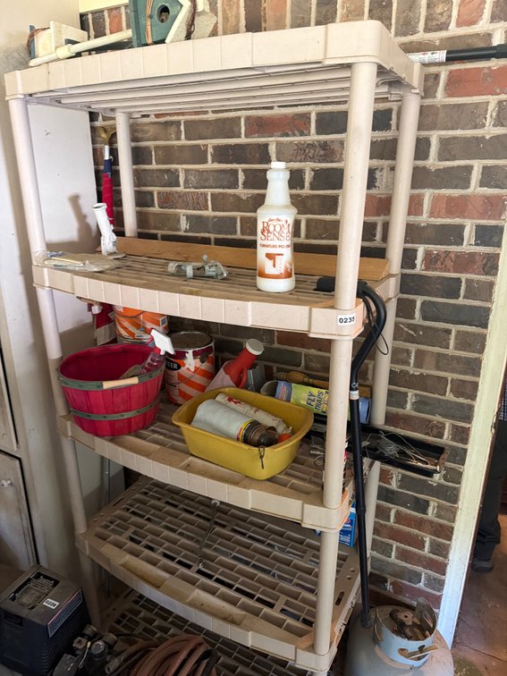 SHELF AND CONTENTS
