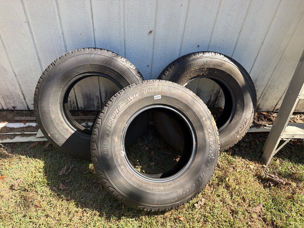3 TIRES - 245/75r16