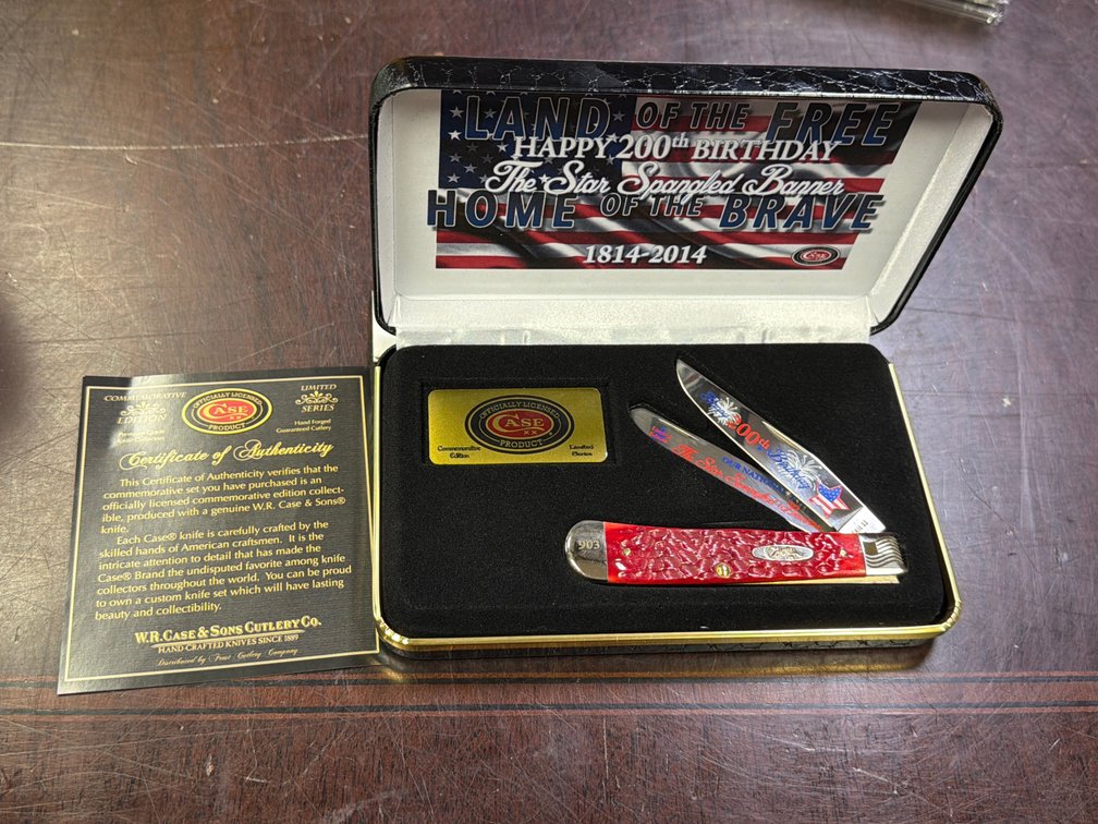 CASE XX 200TH BIRTHDAY KNIFE W/ COA