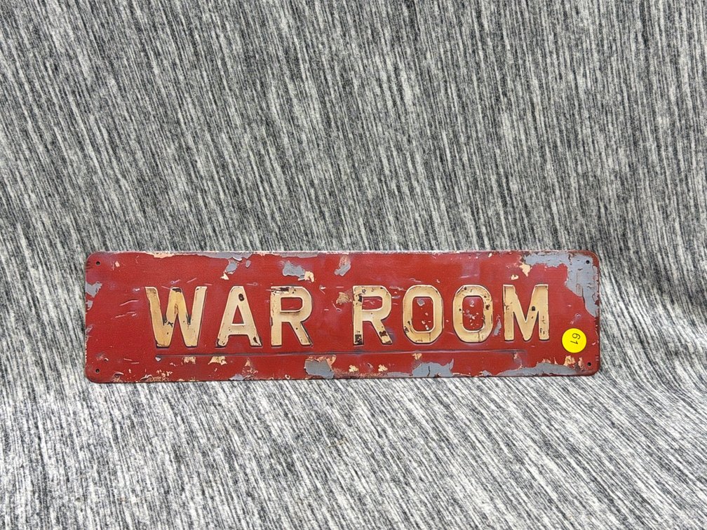 WAR ROOM SIGN