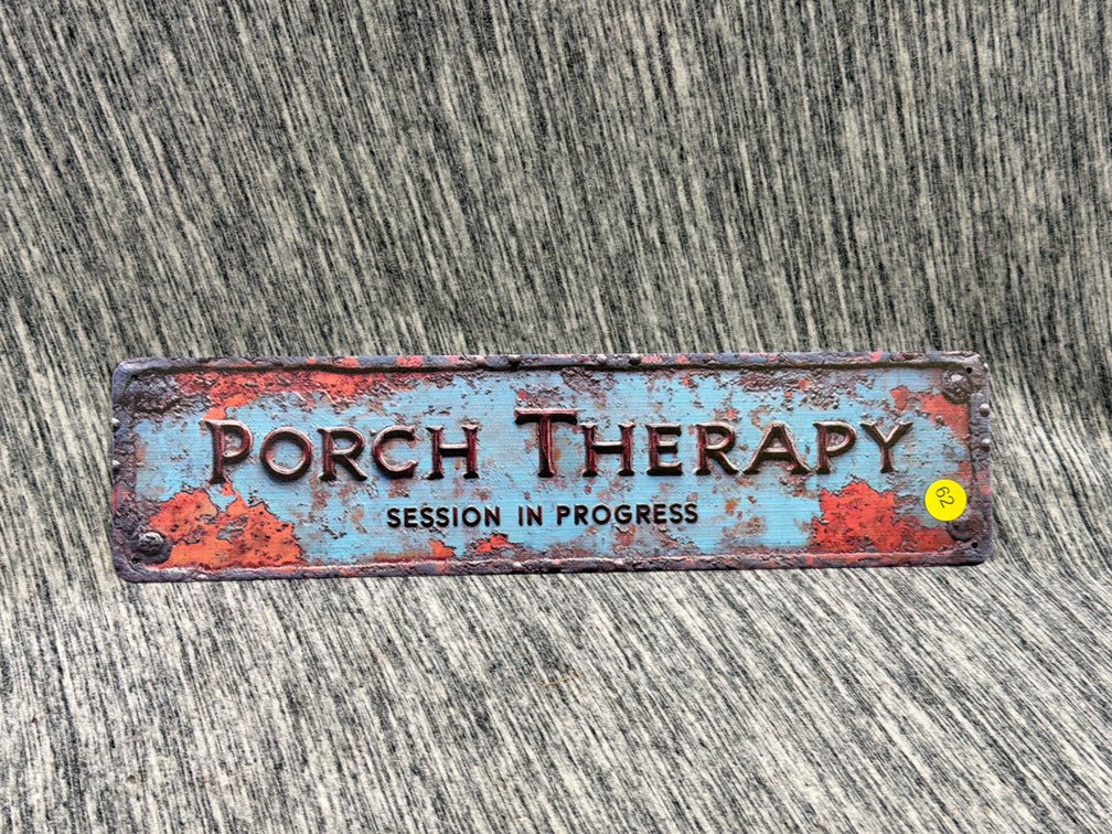 PORCH THERAPY SIGN