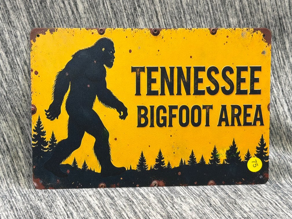 TENNESSEE BIGFOOT AREA SIGN