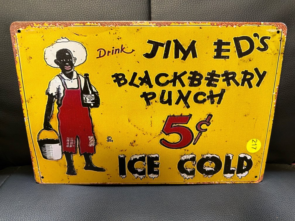 JIM ED’S BLACKBERRY PUNCH SIGN