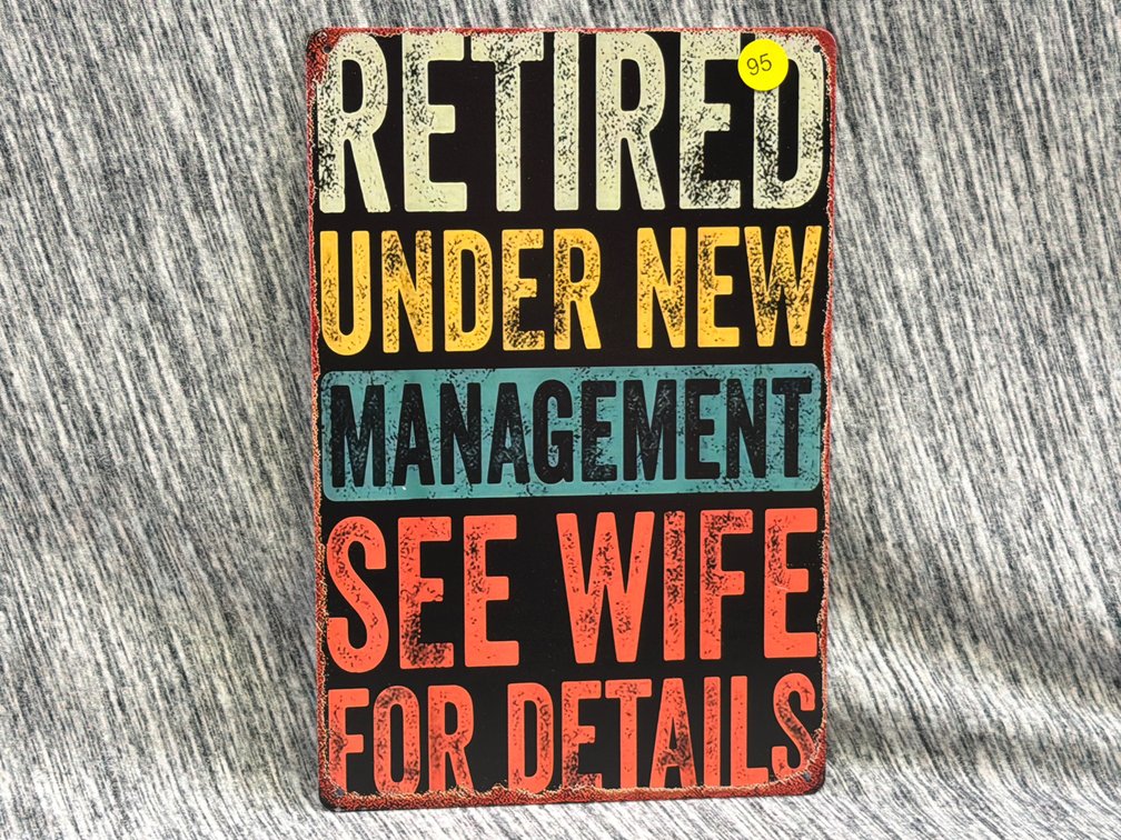RETIRED SIGN