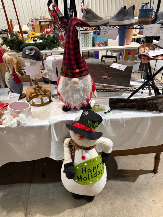 CHRISTMAS GNOME & SNOWMAN