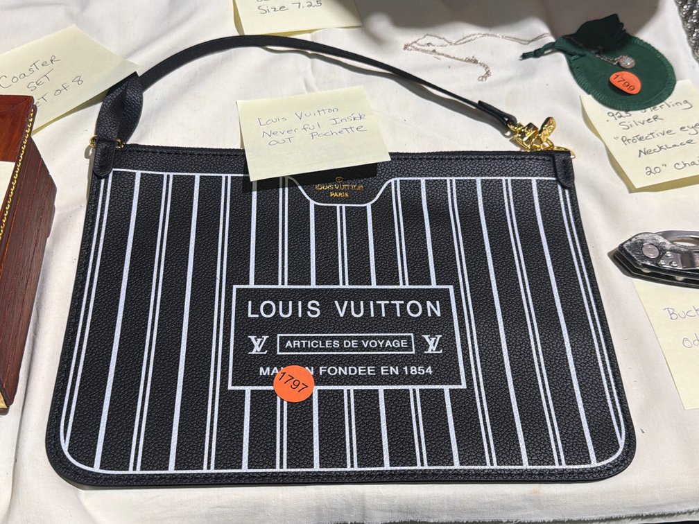DESIGNER NEVER FULL INSIDE OUT POCHETTE