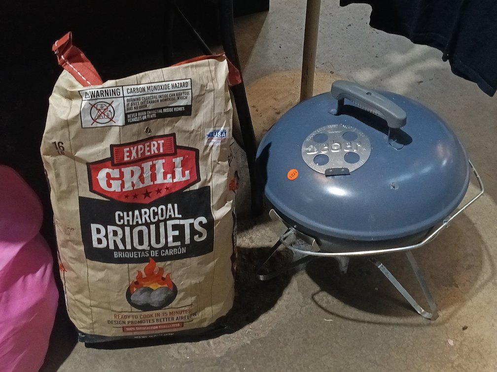 WEBER GRILL AND CHARCOAL BRIQUETS