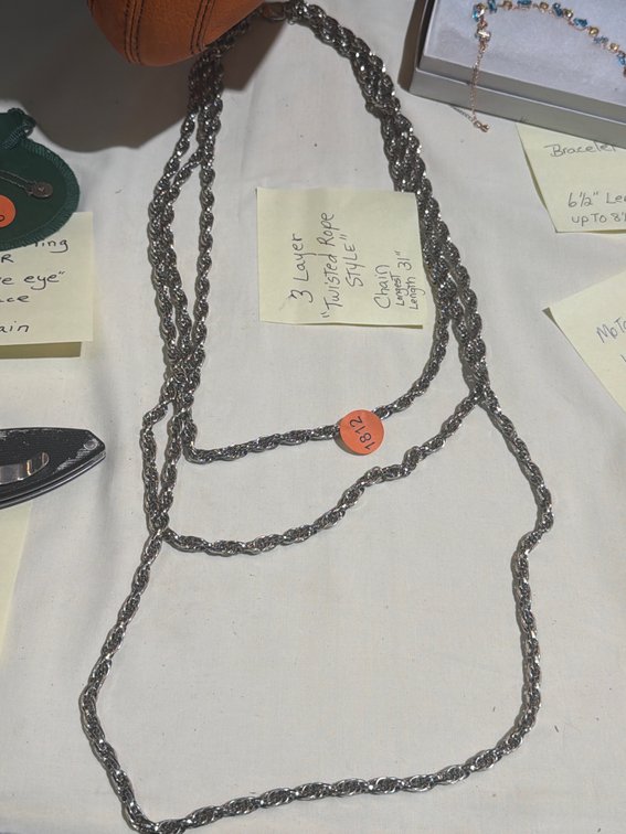 3 LAYER TWISTED ROPE STYLE CHAIN