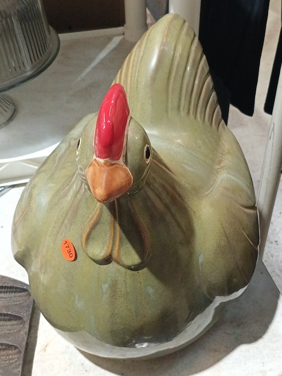 GIANT GLASS CHICKEN