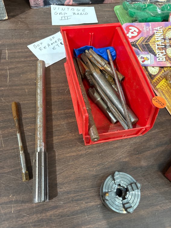 BOX OF REAMERS, ETC.