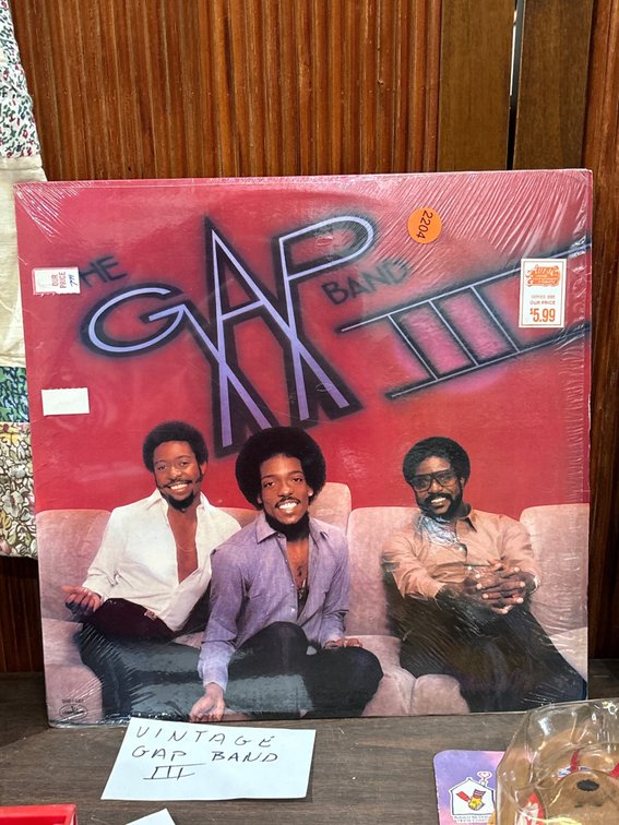 VINTAGE GAP BAND VINYL