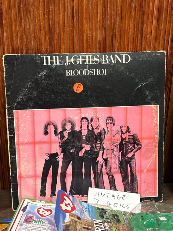 THE J GEILS BAND BLOODSHOT VINYL