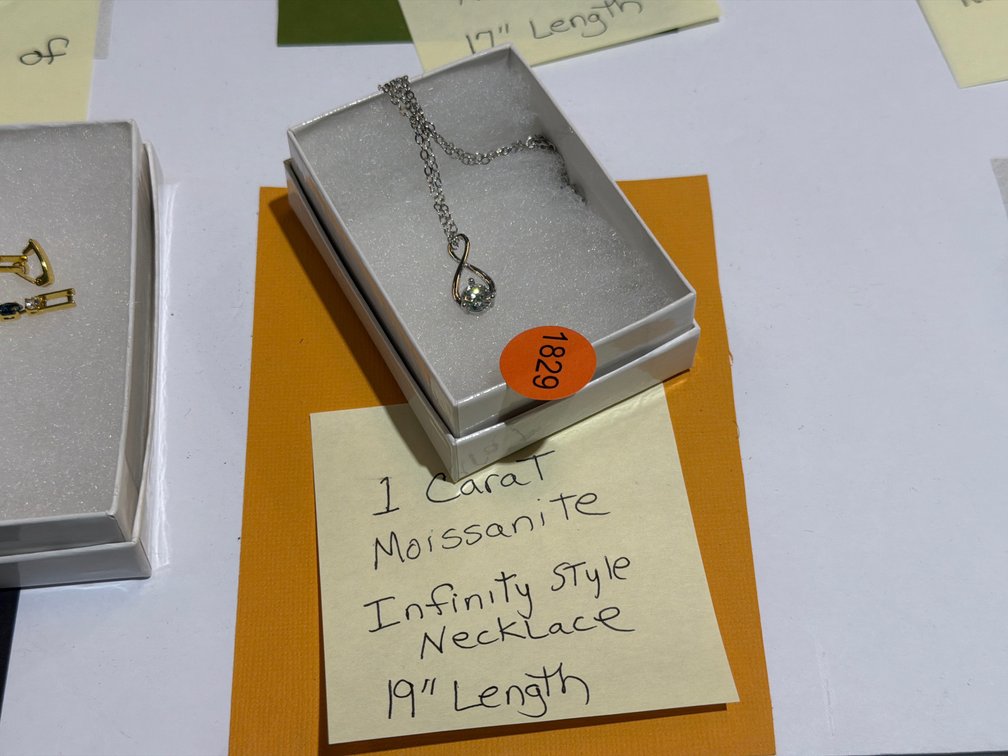 17” 1 CARAT MOISSANITE INFINITY STYLE NECKLACE