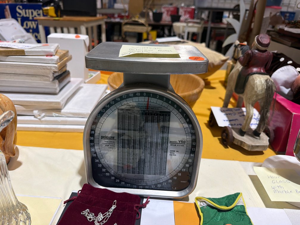 VINTAGE PELOUZE Y50 POSTAL SCALE