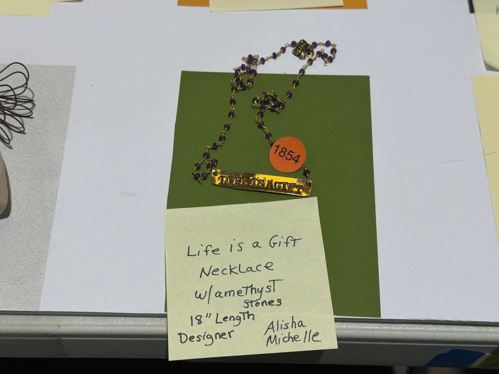18” LIFE IS A GIFT NECKLACE