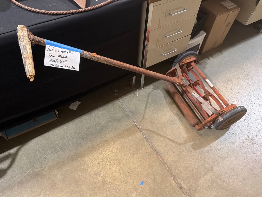 ANTIQUE REEL MOWER
