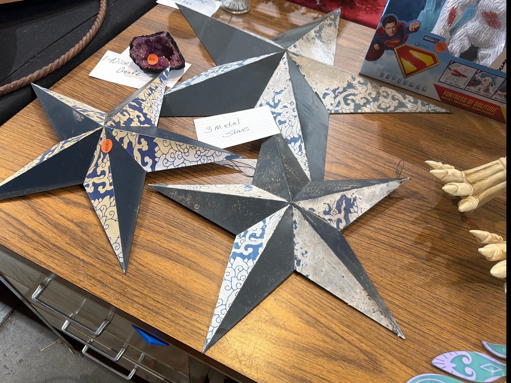 (3) METAL STARS