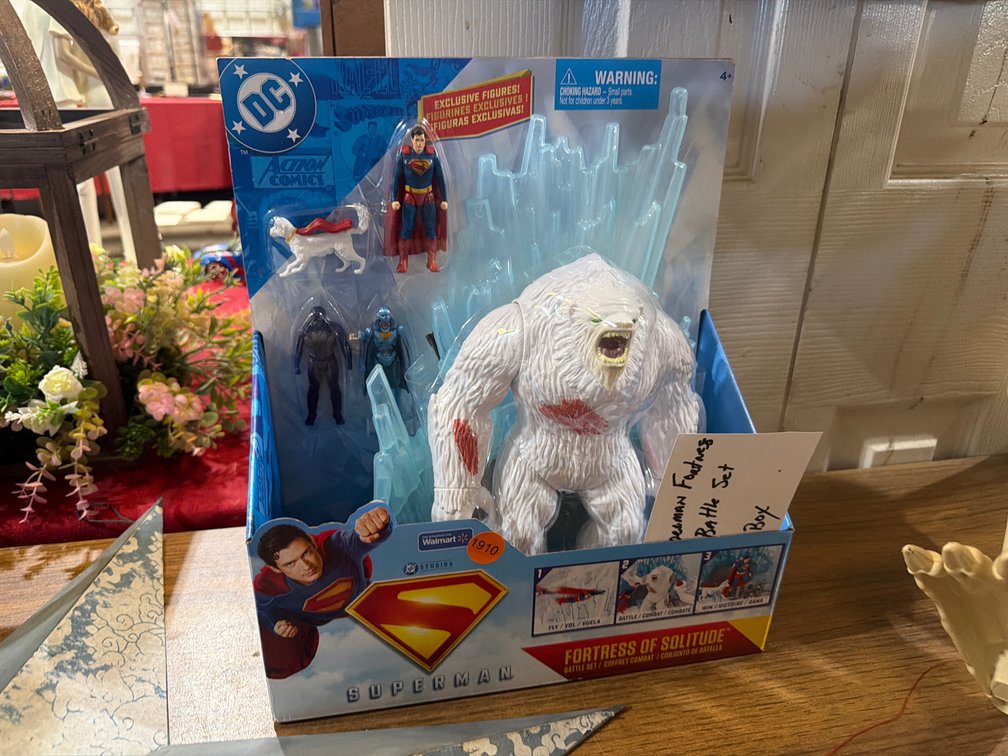 SUPERMAN FORTRESS OF SOLITUDE BATTLE SET