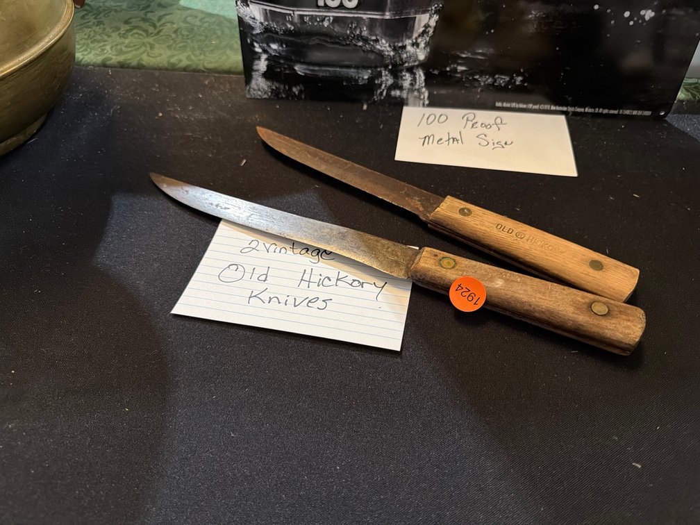 (2) VINTAGE OLD HICKORY KNIVES