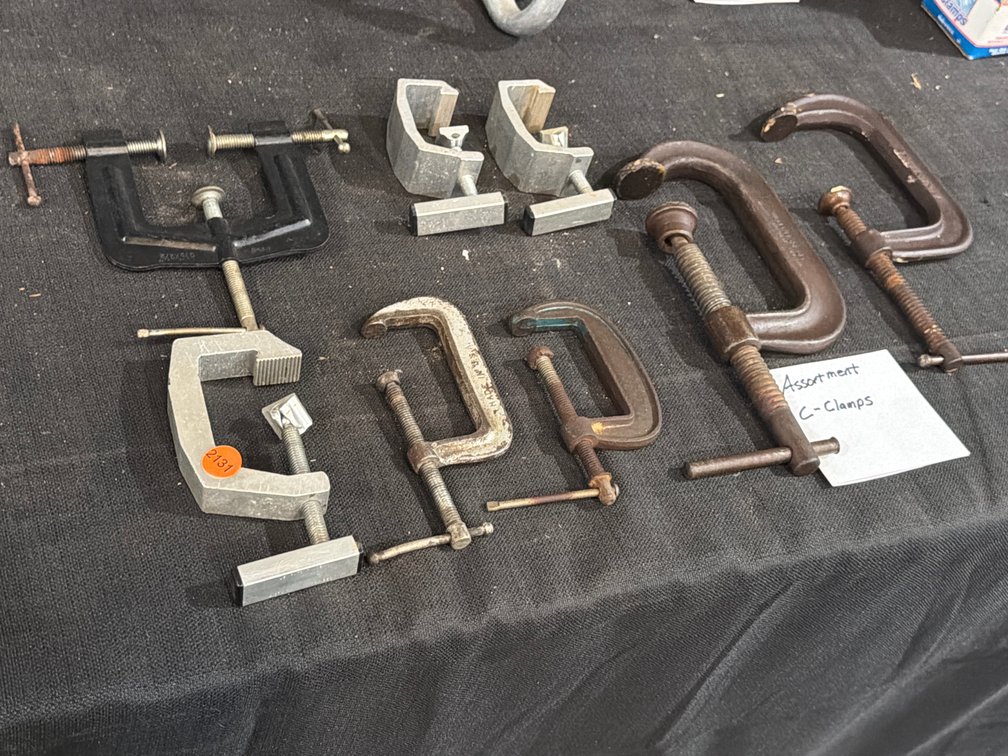 ASSORTMENT C-CLAMPS