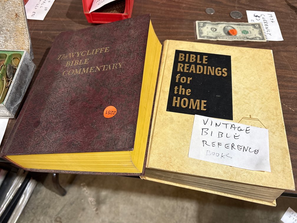 VINTAGE BIBLE REFERENCE BOOKS