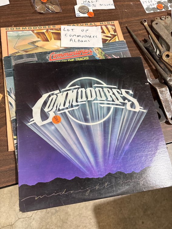 LOT OF 3 COMMODORES ALBUMS