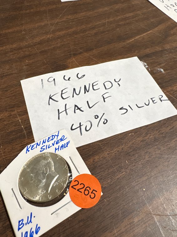 1966 KENNEDY HALF DOLLAR