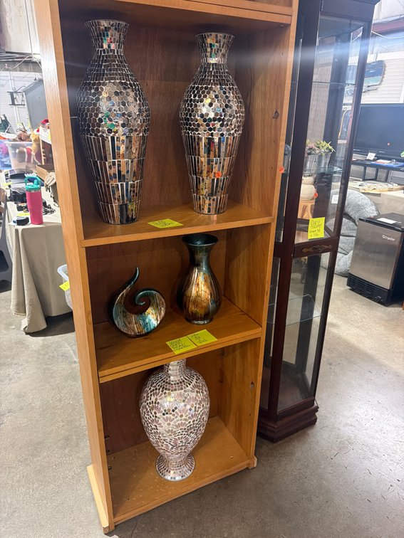 5 LARGE VASES