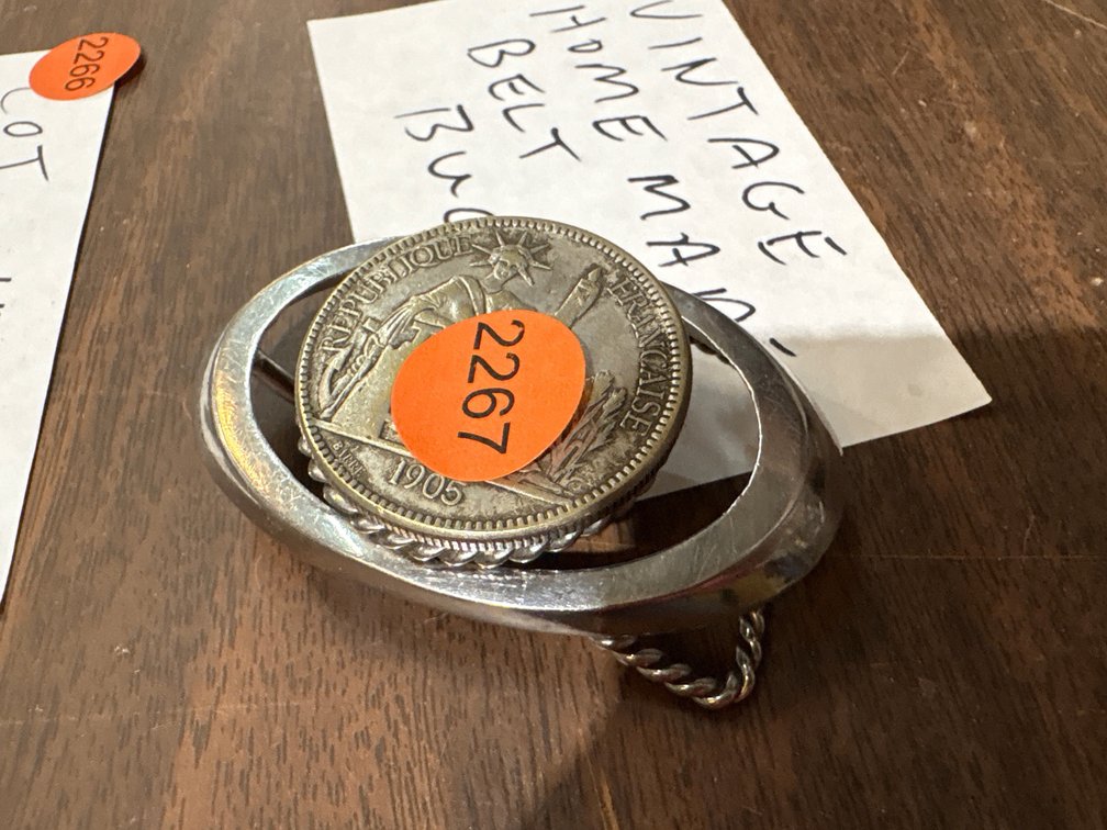VINTAGE HOMEMADE BELT BUCKLE