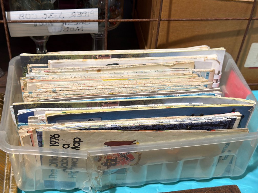 BIN OF VARIOUS MAPS