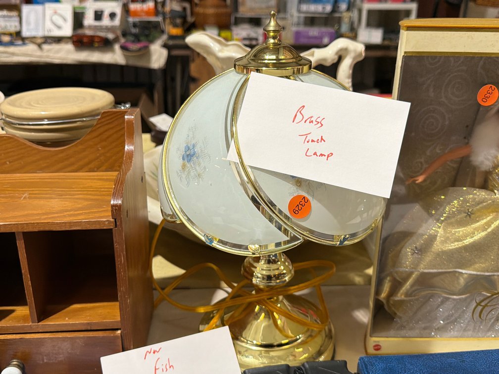BRASS TOUCH LAMP