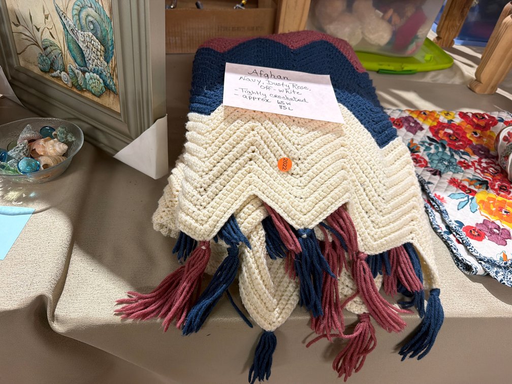 CROCHETED AFGHAN BLANKET