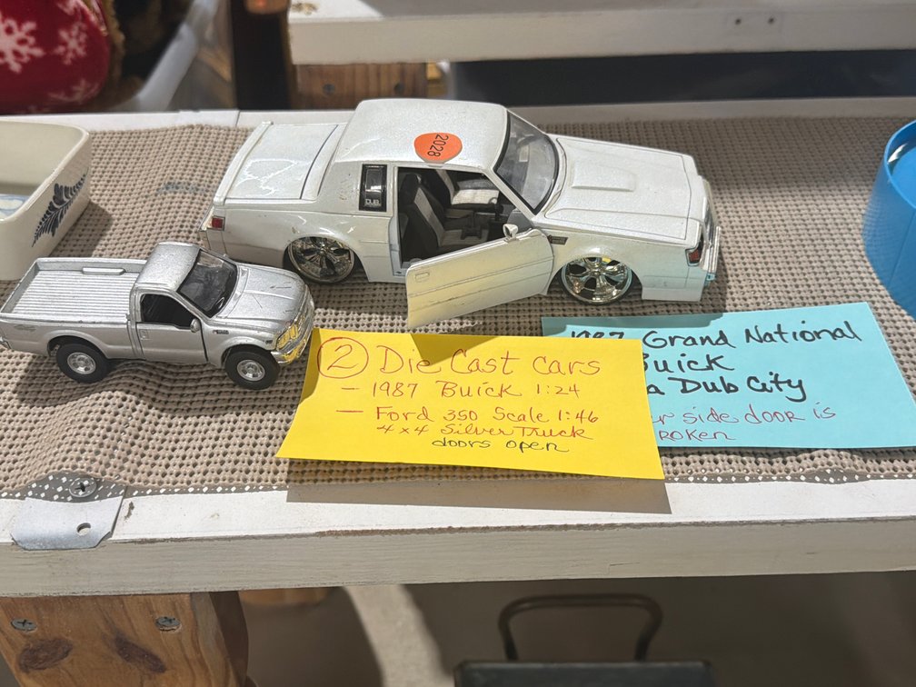 TWO DIE CAST CARS