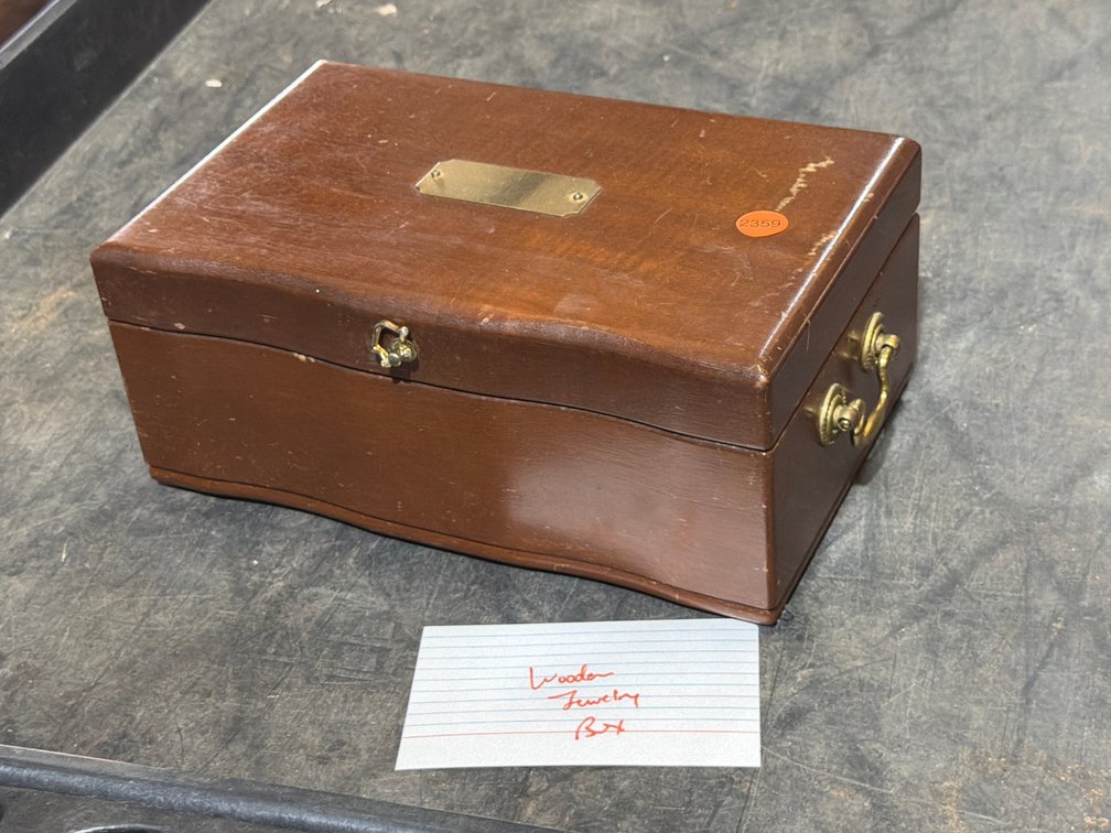 WOODEN JEWELRY BOX