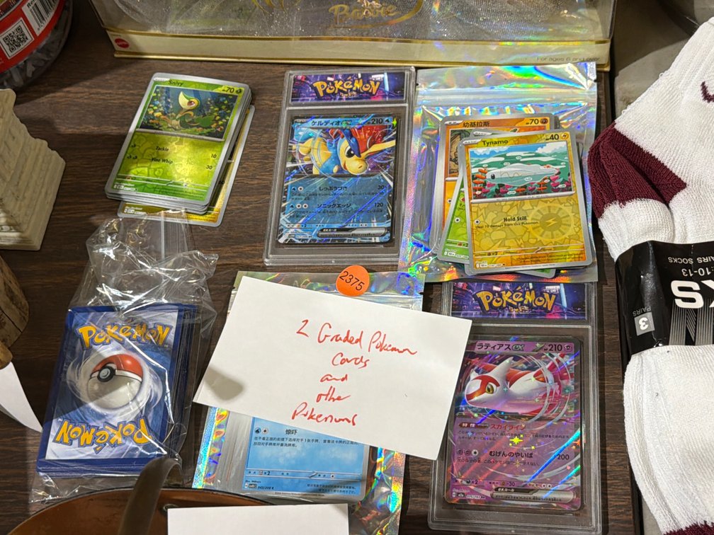 (2) GRADED POKEMON CARDS & OTHER POKEMON CARDS