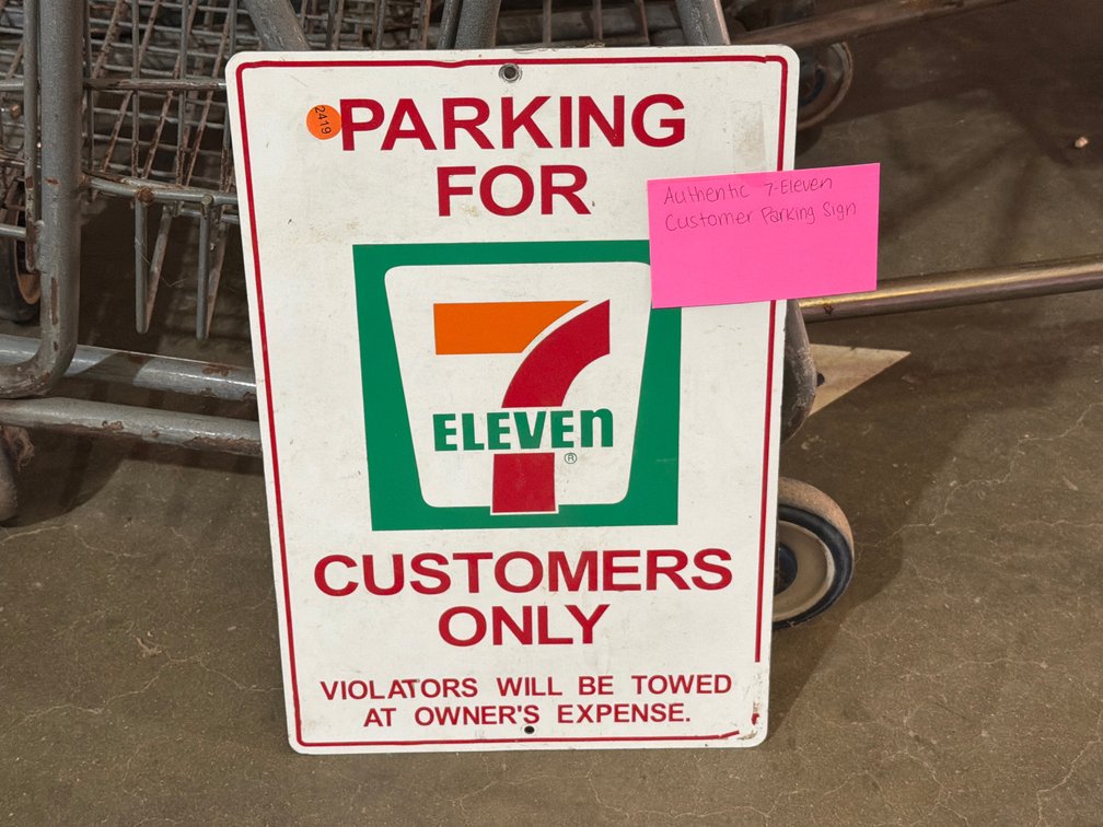 METAL 7 ELEVEN SIGN