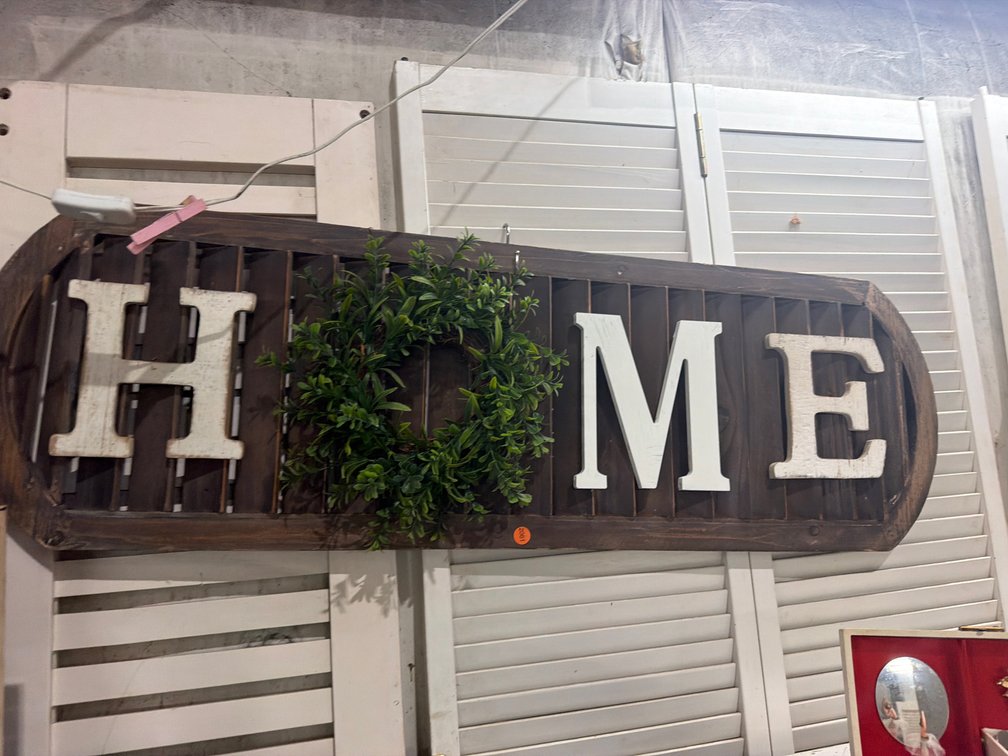 WOODEN HOME SIGN