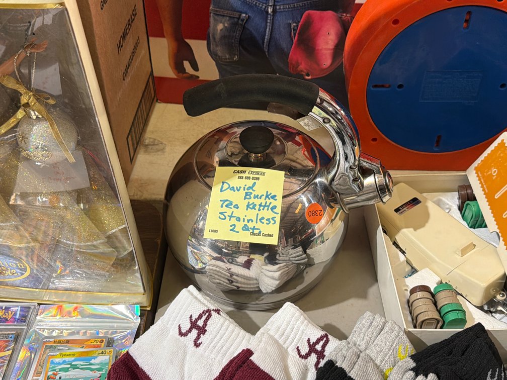 DAVID BURKE STAINLESS TEA KETTLE