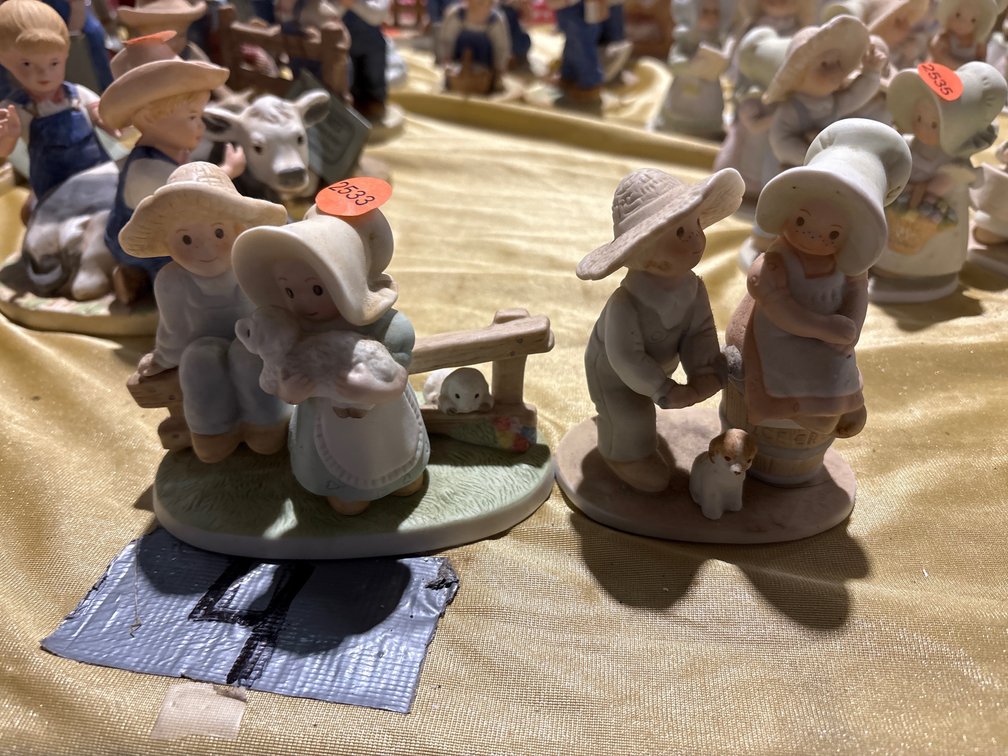 (2) CIRCLE OF FRIENDS FIGURINES