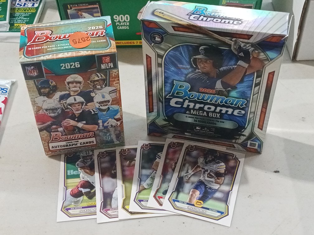 (2) BOWMAN 2026 CARD PACKS
